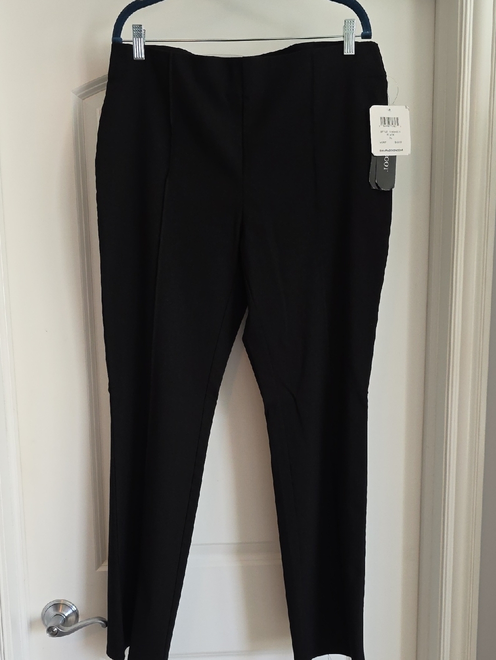 NWT XL 89th + Madison Black Ponte Barely Boot Comfort Waist Pixie Pants